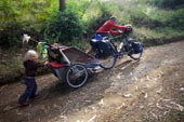 Radreise in Patagonien mit 2 Kindern - Axel Bauer und Wibke Rassbach mit Smilla und Selma